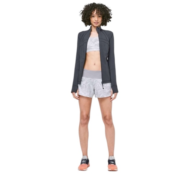 lululemon athletica Pants - LULULEMON Run Times Short II 4" Shorts Size 10 -- Pretty Gray!!!